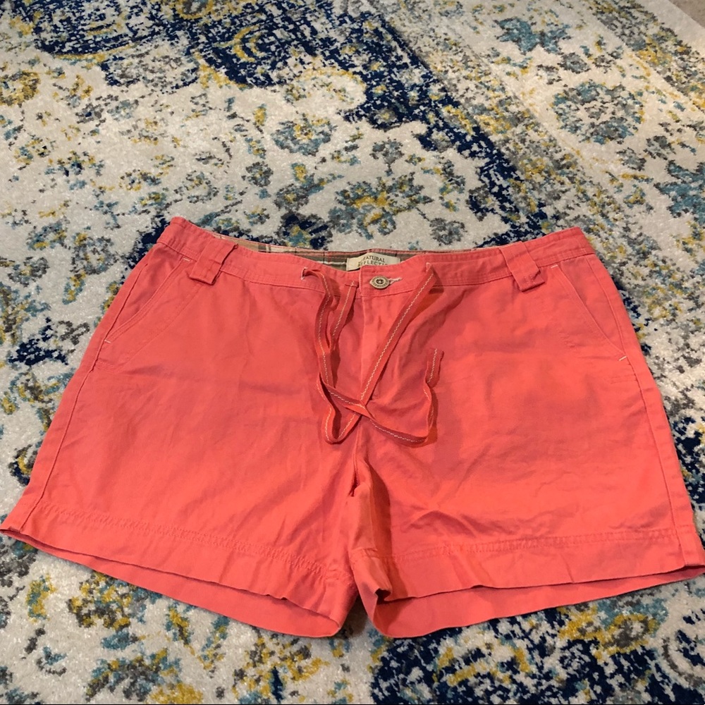 Natural Reflections Coral Shorts Sz14 new cond